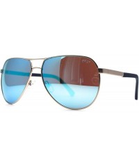 Aviator p650 Aviator Style Polarized- for Womens-Mens 100% UV PROTECTION - Silver-bluemirror - C5192TH92WN $23.22