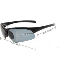 Rimless TR90 Unbreakable Sports Half-Rimless Bifocal Sunglasses Baseball Running Fishing Driving Golf Softball Hiking - CF12N...