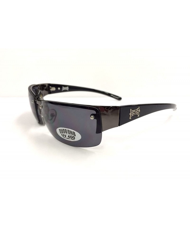 2 Pack Gangster Rectangular Biker Shades Black Lowrider Flat Top Sunglasses  - Walmart.com
