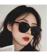 Round Polarized Round Sunglasses-Stylish Sunglasses for Men and Women Retro Classic-Multi-Style Selection - Black - CC195NHQK...