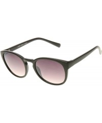 Wayfarer Modified P3 Frame Horned Rim Keyhole Horn Rimmed Sunglasses (Black) - CI11GCVT5MR $11.37