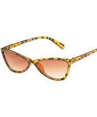 Goggle Unisex Vintage Sunglasses Retro Eyewear Fashion Radiation Protection Cat Eye Sunglasses (E) - E - C318QZ703UW $10.64
