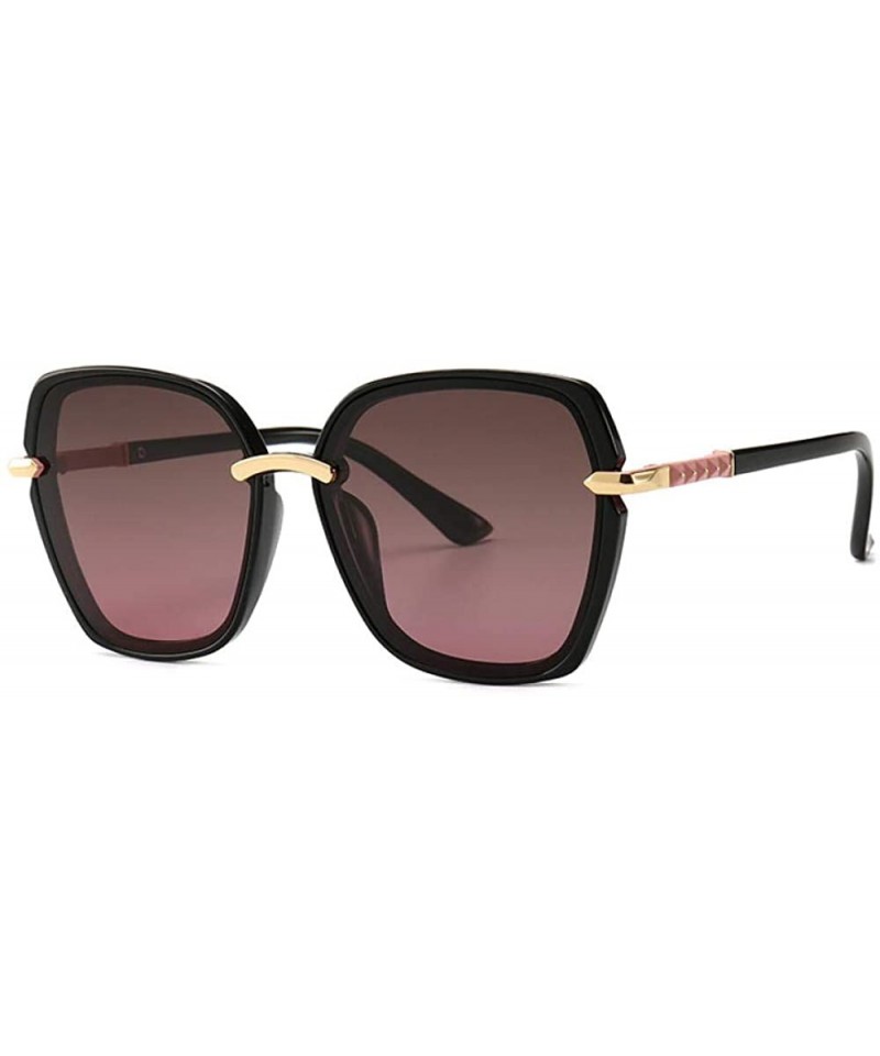 Aviator Sunglasses Driving Driving Glasses Large Frame Mirror Tide Classic Sunglasses Female - CD18XMMCKM5 $40.61