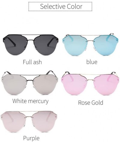 Aviator Metal Edge Frame UV Glasses Sunglasses Men Women Retro Vintage Glasses (Gold) - Gold - C218E4UO0QU $9.72