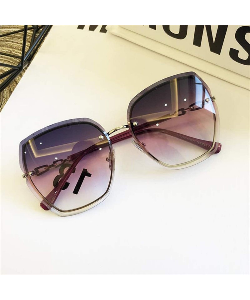 High Qulity Women RimlSquare Sunglasses Metal 2019 Shades Fashion ...