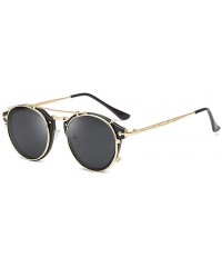 Goggle Luxury Sunglasses Metal Frame-Classic Matte Shade Glasses-Polarized Unisex - A - CP190O0U2AO $38.38