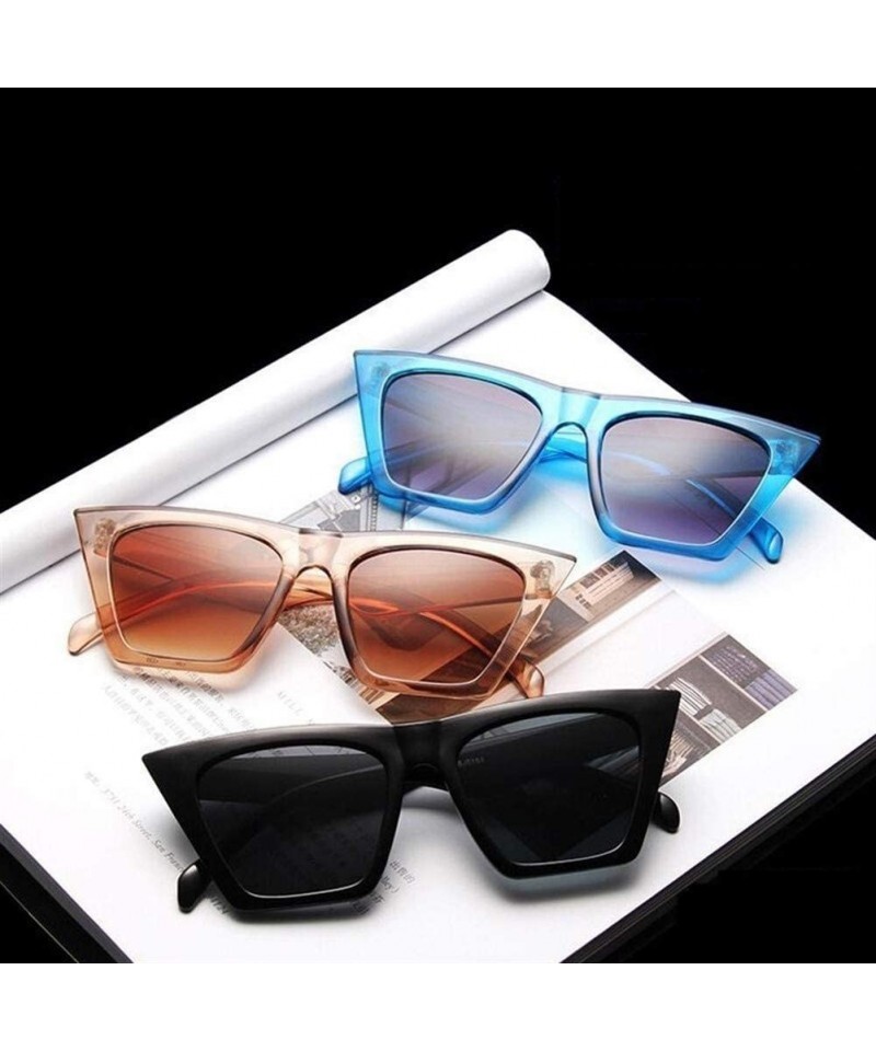 Fashion Square Sunglasses Women Designer Luxury Man Women Cat Eye Sun