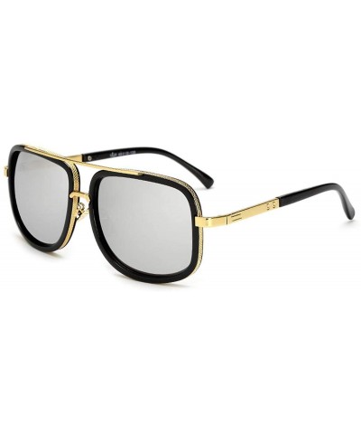 Luxury Square Flat Top Retro Celebrity Inspired Fashion Sunglasses P2136
