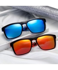 Oval Sunglasses Retro Classic Men Square Driving Sun Glasses Vintage UV400 Sunglass Shades - CB1900AHUIH $21.80