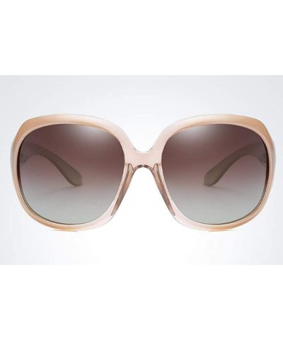 Oversized Women Classic Polarized Sunglasses Oversized Eyewear with Case UV400 Protection - C918X5HL528 $23.70