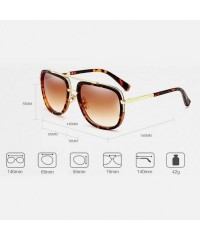 Square Neck Cord Strap Square Sunglasses Mens Outdoor Activities Keep Glasses On - Brown&grey - CA18CYZCCX8 $28.15