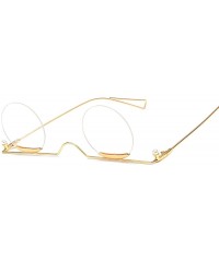 Round Arrival Sunglasses Fashion Designer Glasses - Clear - C218SC5XIHX $14.79
