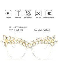 Oversized Womens Luxury Diamond Decorated Sunglasses UV400 Retro Eyeglasses - Style 06 - CZ18GWRR47M $11.02