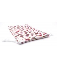 Rectangular Premium Drawstring Closure Fruit Print Microfiber Eyewear Pouch - Watermelon - C71956WELWR $8.68