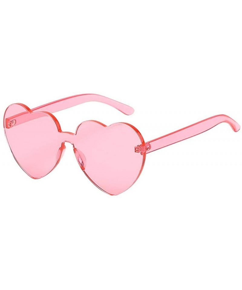 Heart store glasses pink