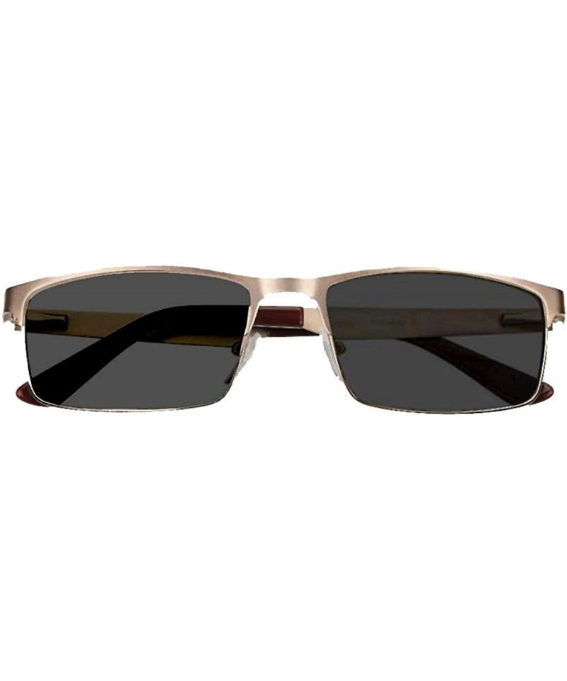 Mens All Black Sunglasses Designer Style Rectangular Bold Top Shades - Shiny