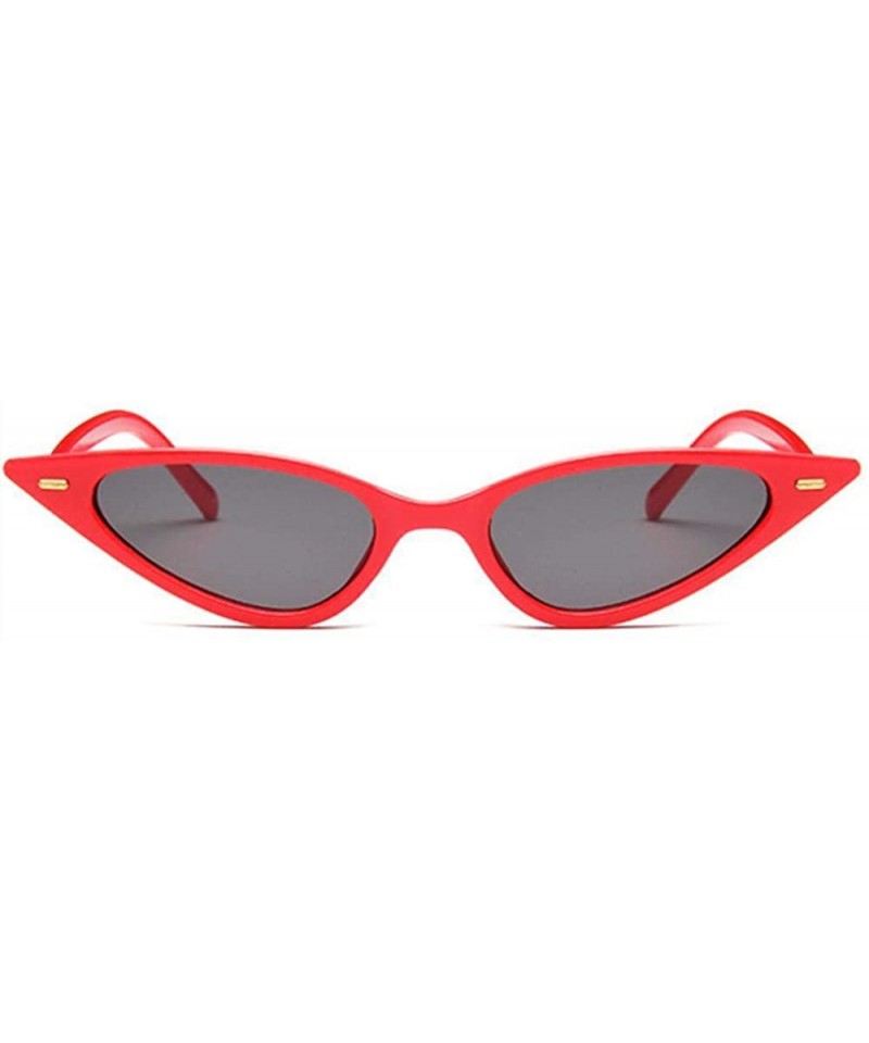 Women Vintage Cat Eye Sunglasses Brand Designer Triangle Ladies Retro ...