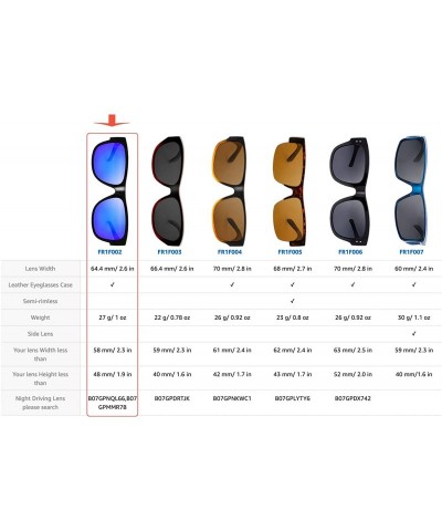 Sport High Definition Polarized Wrap Around Shield Sunglasses for Glasses - Leather Eyeglasses Case - CH18HQE3IEQ $19.39