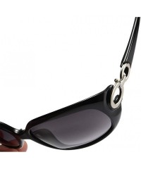 Oval Polarized Sunglasses of Women's Antiglare Anti-ultraviolet Fishing Riding Baseball Driving Glasses Classic Oval - CU18WH...