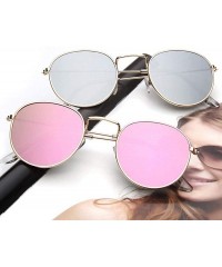 Aviator Unique Men Sunglasses Oculos De Sol Metal Frame Retro C18 Gold Light Red - C17 Gold Light Green - CO18YZWNGXU $8.48