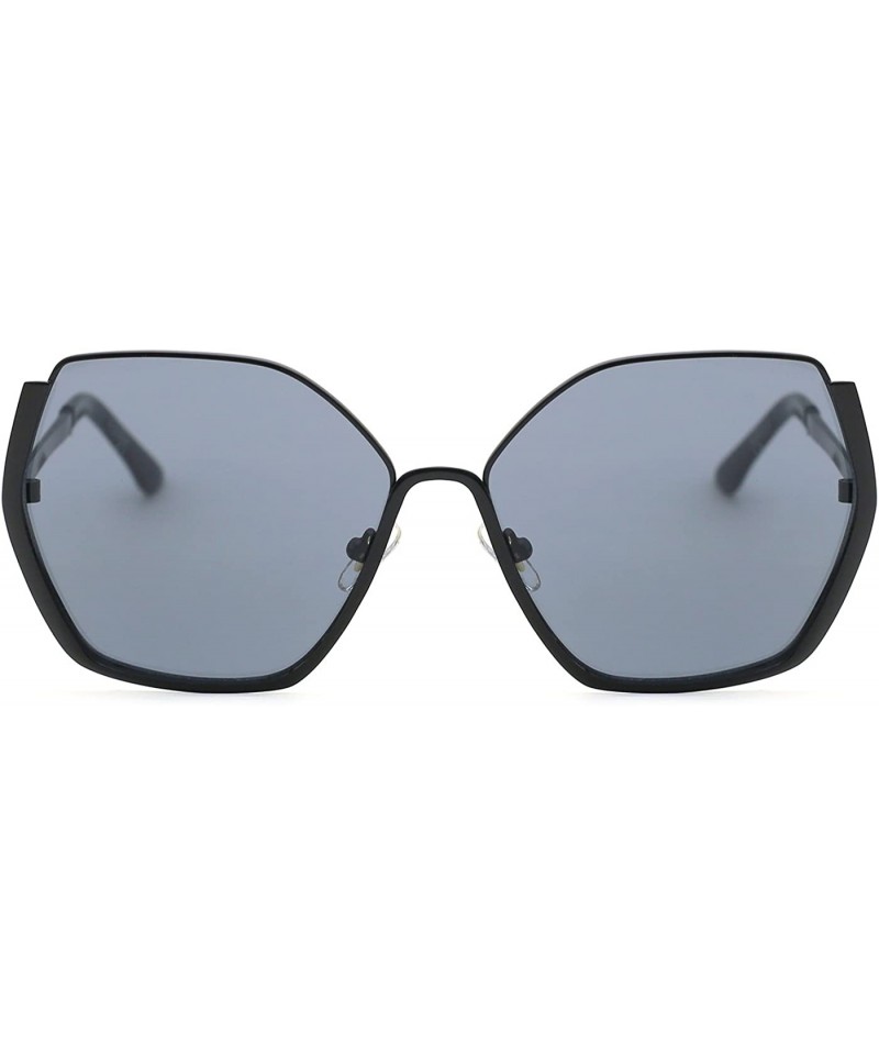 Chic Off-duty Metal Hexagonal Sunglasses for Men Women - A - CK183NXT765