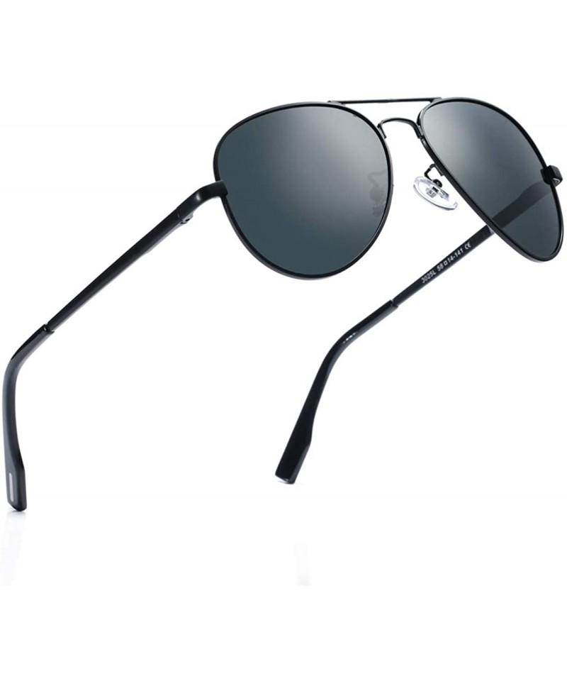 Polarized Aviator Sunglasses for Juniors Small Face Women Men Vintage UV400  Prot