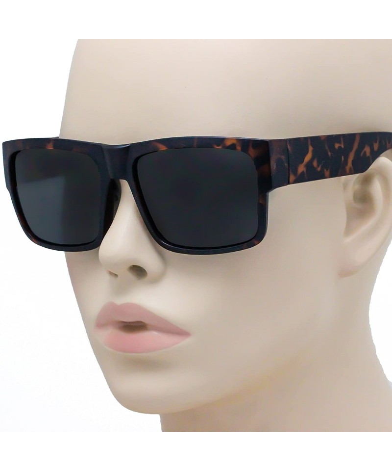  Large Square CHOLO Sunglasses Super Dark OG LOCS Style GANGSTER  Style Black NEW (Black) : Clothing, Shoes & Jewelry