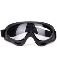 Goggle Snowboard Protection Windproof Motorcycle - Transparent - CL18KQKKT99 $12.53