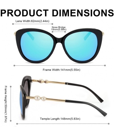 Cat Eye Cat Eye Sunglasses For Women - Fashion Polarized Sunglasses with UV Protection for Driving/Shopping/Sunbathing - CV18...