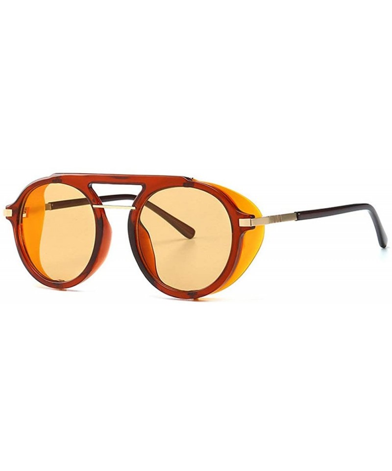 Fashion Round Sunglasses Man Brand Designer Vintage Sun Glasses
