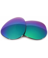 Aviator Non-Polarized Replacement Lenses for Serengeti Large Aviator - Sapphire Mirror Tint - C411UF2TXNF $19.89