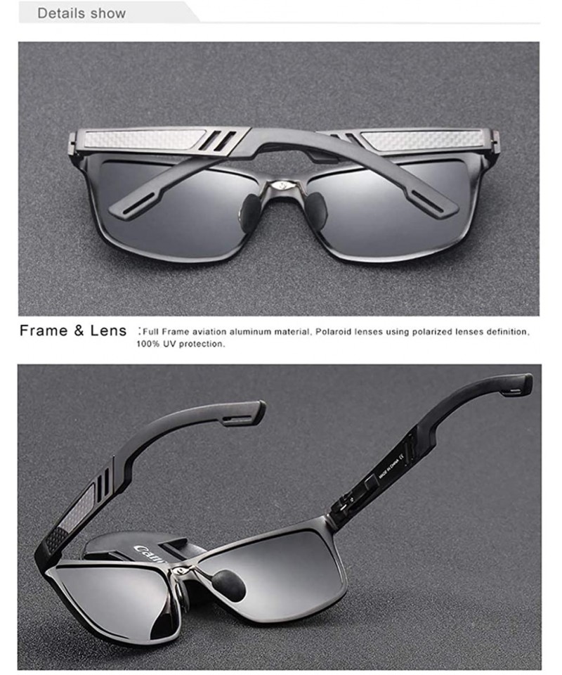 Impact Resistance Glass Lens Sunglasses Mens Rectangular Biker Shades