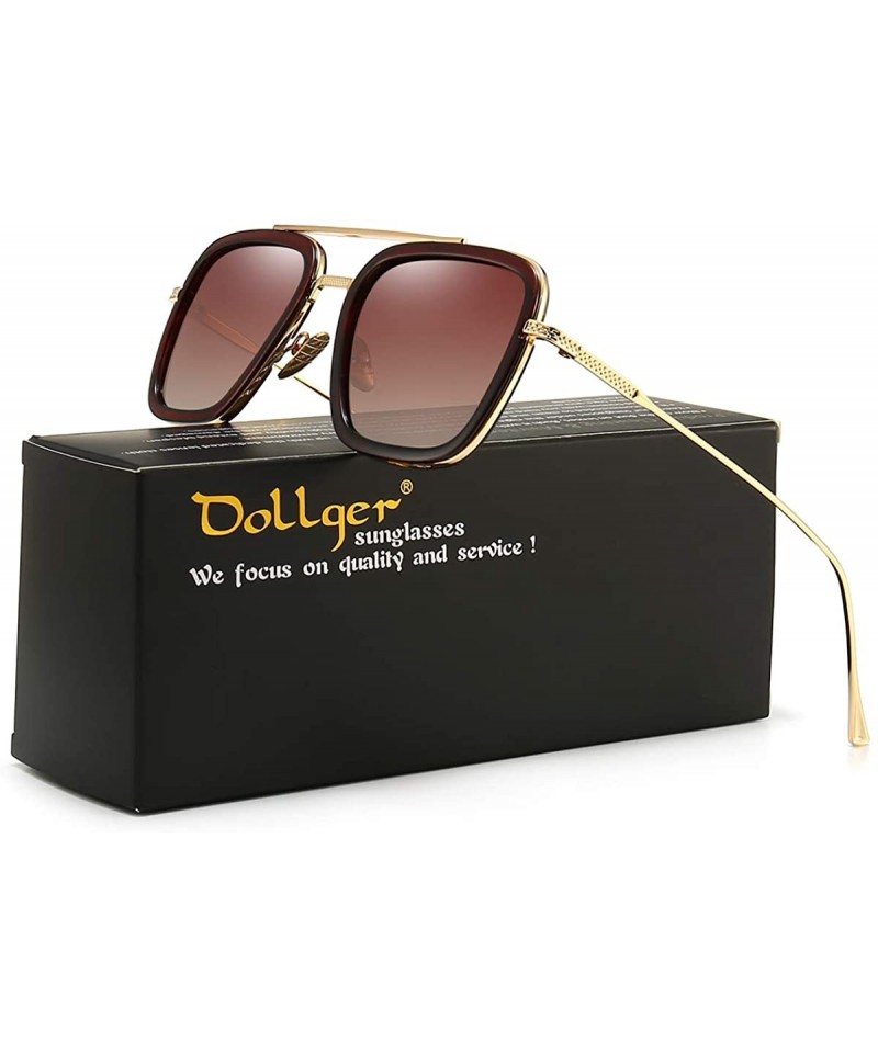  Dollger Square Aviator Sunglasses for Men and Women