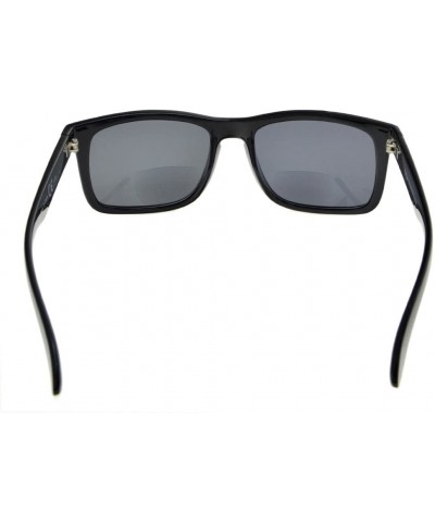 Rimless Bifocal Sunglasses Men Women (Black Frame- Grey Lens +2.0) - S031-grey Lens - C517Y0EIMC3 $11.79