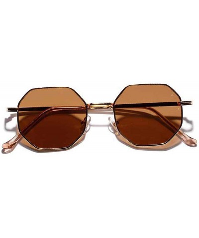 Small Round Polarized Sunglasses Men and Women Sun Glasses Retro Square  Polygon 2 pack