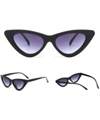 Rimless Women Fashion Cat Eye Shades Sunglasses Integrated UV Candy Colored - 0464c - C318RS684AX $7.70