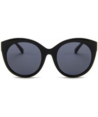 Goggle Vintage Pink Cat Eye Sunglasses Women Fashion Mirror Cateye Round Sun Glasses Shades UV400 - Leopard - CV1985C8GZ4 $19.15