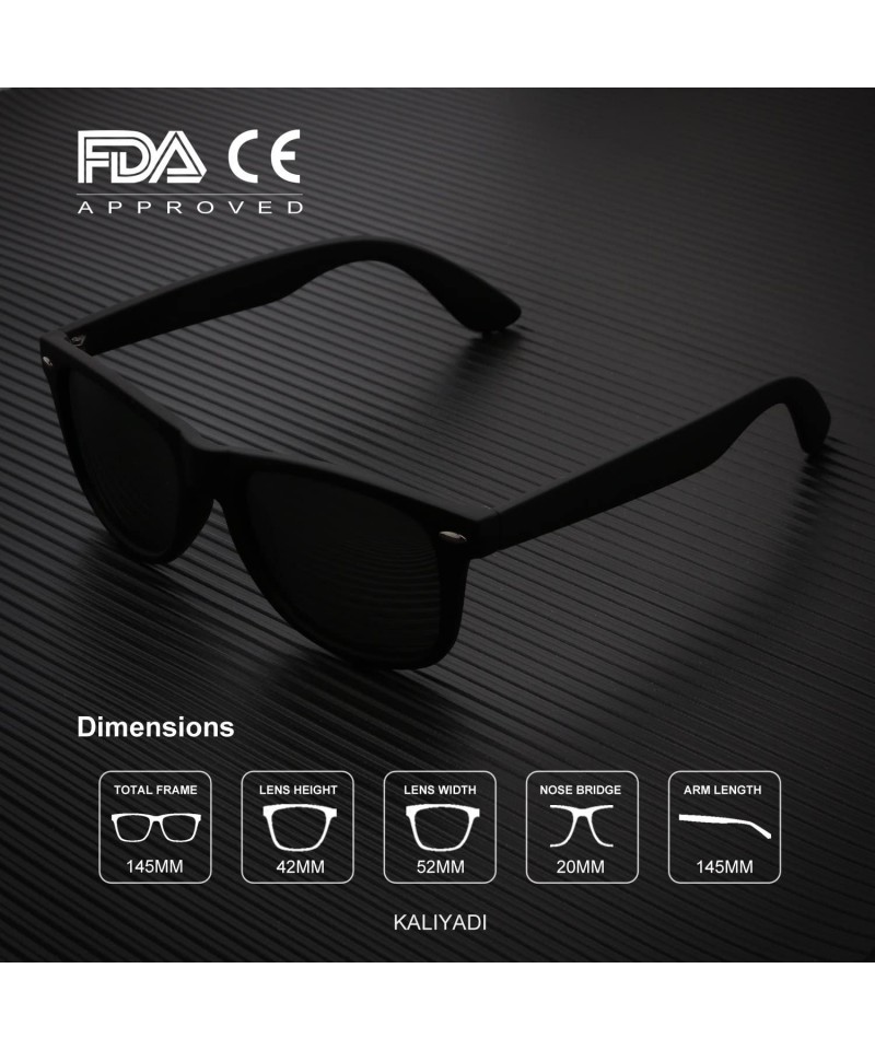 KALIYADI Polarized Sunglasses for Men and Women Semi-Rimless Frame Driving  Sun glasses UV Blocking