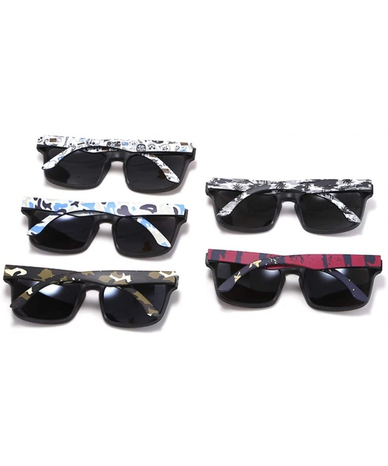 Men's Polarized Sunglasses with Skull Zipper