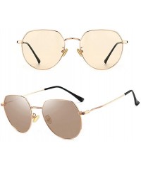 Sport Gradient Polarized Sunglasses-Oval Photochromic Shade Glasses For Women Driving - B - C1190ONTGOS $31.36