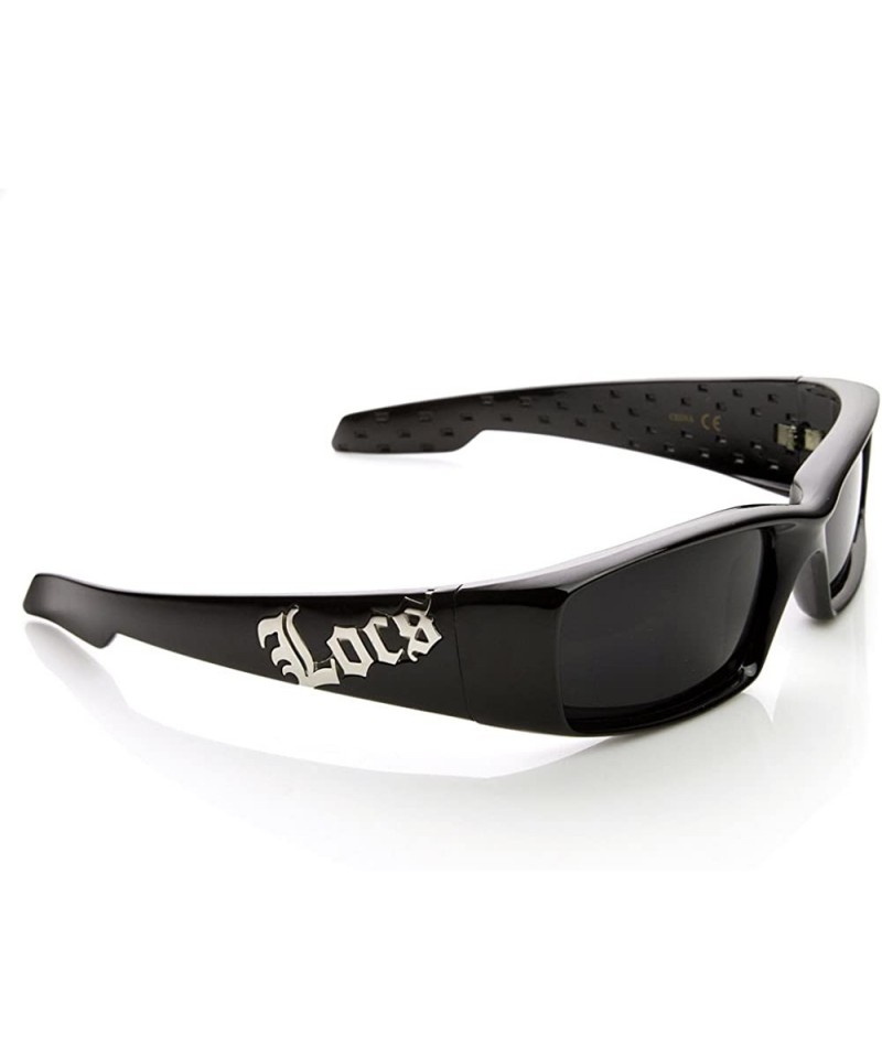 Gangsta Shades LOCs Hardcore Square Inset Lens Sunglasses (Black-Black) -  CK11KPWJ6ZP