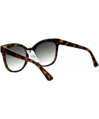 Butterfly Womens Super Oversized Sunglasses Butterfly Frame Flat Mirror Lens - Tortoise (Purple Mirror) - CD187K2S9I5 $13.00