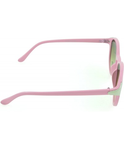 Wrap Modern and Bold Womens Fashion Sunglasses with UV Protection - Hotpink1034 - CL12D1KXUSL $9.46