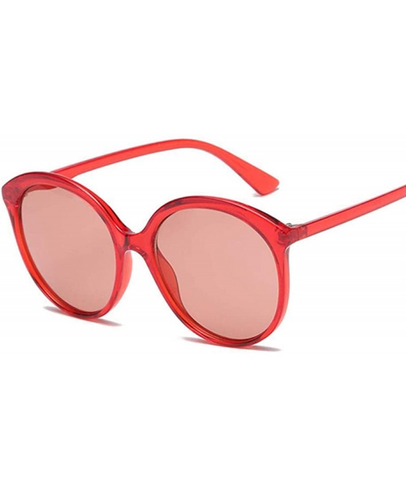 Lip Shape Diamond Sunglasses Women Brand Designer Luxury Crystal Sun Glasses  - Red - CT189OL6H72