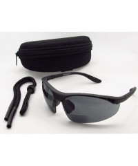 Rimless Motorcycle Bifocal Readers 3.00 ANSI Z87.1 Safety Lens. Hard Case & Sunglass String - C3117KW5LGL $17.84