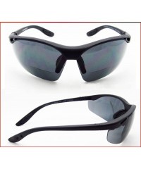 Rimless Motorcycle Bifocal Readers 3.00 ANSI Z87.1 Safety Lens. Hard Case & Sunglass String - C3117KW5LGL $17.84