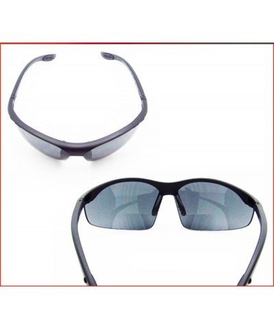 Rimless Motorcycle Bifocal Readers 3.00 ANSI Z87.1 Safety Lens. Hard Case & Sunglass String - C3117KW5LGL $17.84