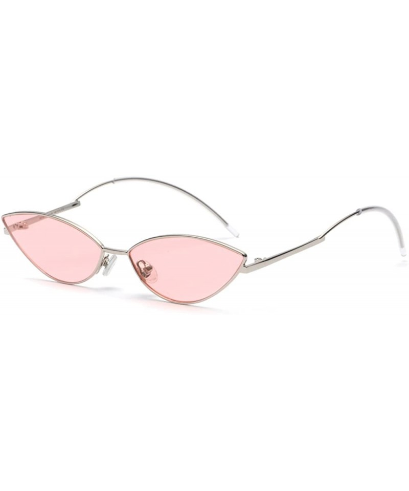 Pale Pink Retro Cat Eye Sunglasses