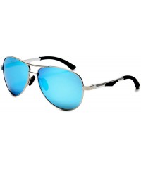 Round Aviator Polarized Sunglasses for Men and Women-UV400 Filter lens- Al-Mg Lightweight Frame - CZ18OLOTX0A $14.80