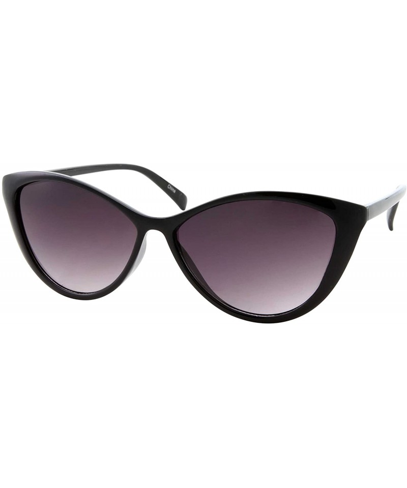 Womens Fashion Jagged Edge Staggered Flash Mirror Lens Cat Eye Sunglasses